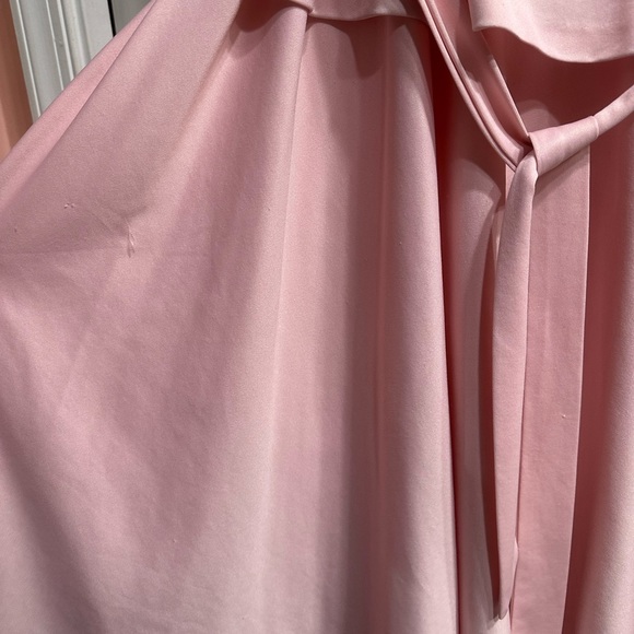 Vintage Lightweight Pink 100% Polyester Dress XS S - Picture 7 of 9